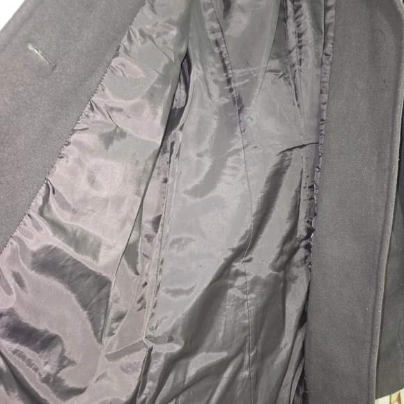 Tahari Dark Gray Trench Coat - Picture 9 of 16